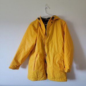 Yellow Land's End fully lined rain coat